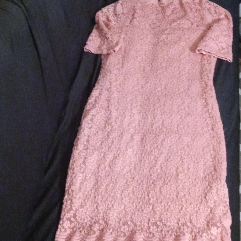 Bluebell pink lace dress - Picture 2 of 4